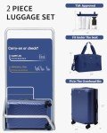 ECOHUB 20" Lightweight Expandable Cabin Suitcase