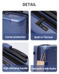 ECOHUB 20" Lightweight Expandable Cabin Suitcase