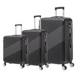 Flymax Lightweight Cabin Luggage 56x45x25cm Black