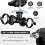 Flymax Lightweight Cabin Luggage 56x45x25cm Black