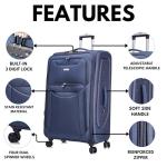 FLYMAX 56x45x25cm Cabin Luggage - Flight Approved
