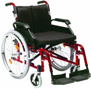 Drive Devilbiss Enigma XS Self-Propelled Wheelchair, Red