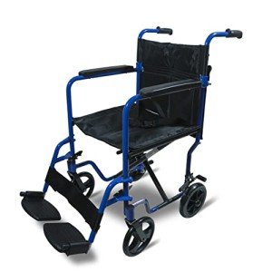 Lightweight Folding Aluminium Wheelchair with Brakes