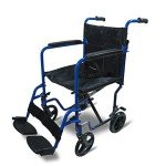 Lightweight Folding Aluminium Wheelchair with Brakes
