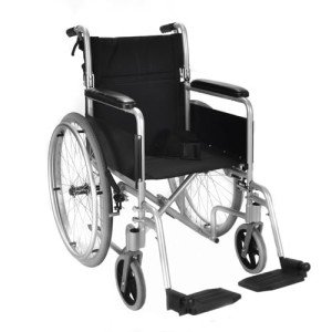 Lightweight Folding Wheelchair with Hand Brakes