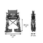 Pepe - Lightweight Folding Wheelchair for Adults