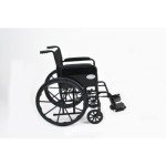 Lightweight Folding Sport Wheelchair - Black, 18"/20" Seat