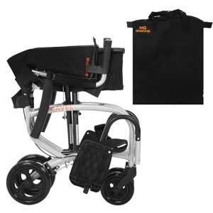 MobiQuip Ultra Lightweight Travel Wheelchair - Silver