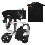 MobiQuip Ultra Lightweight Travel Wheelchair - Silver