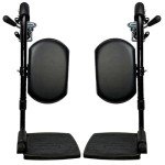 Lightweight Folding Wheelchair with Elevating Leg Rest