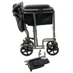 Lightweight Folding Wheelchair with Attendant Brake