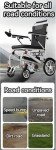 ByteTecpeak D06 Lightweight Electric Folding Wheelchair