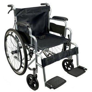 Lightweight Folding Self-Propelled Wheelchair with Footrest