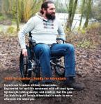 MobiQuip Lightweight All-Terrain Folding Wheelchair