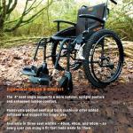 MobiQuip Lightweight All-Terrain Folding Wheelchair