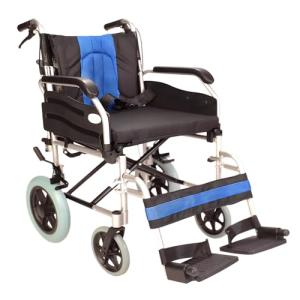 Lightweight Aluminium Folding Wheelchair, 20-Inch Wide Seat
