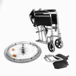 Lightweight Folding Wheelchair with Hand Brakes