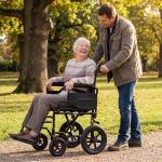 Pepe - Lightweight Folding Wheelchair for Adults