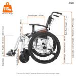 MobiQuip Lightweight All-Terrain Folding Wheelchair