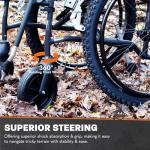 MobiQuip Lightweight All-Terrain Folding Wheelchair