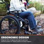 MobiQuip Lightweight All-Terrain Folding Wheelchair