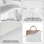 Luxury Silk Drawstring Storage Pouch Set
