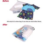 Transparent Drawstring Travel Bags - Set of 50