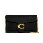 COACH Tabby Black Chain Clutch - One Size