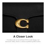 COACH Tabby Black Chain Clutch - One Size