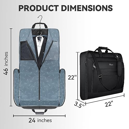 Mancro Business Travel Garment Bag Black