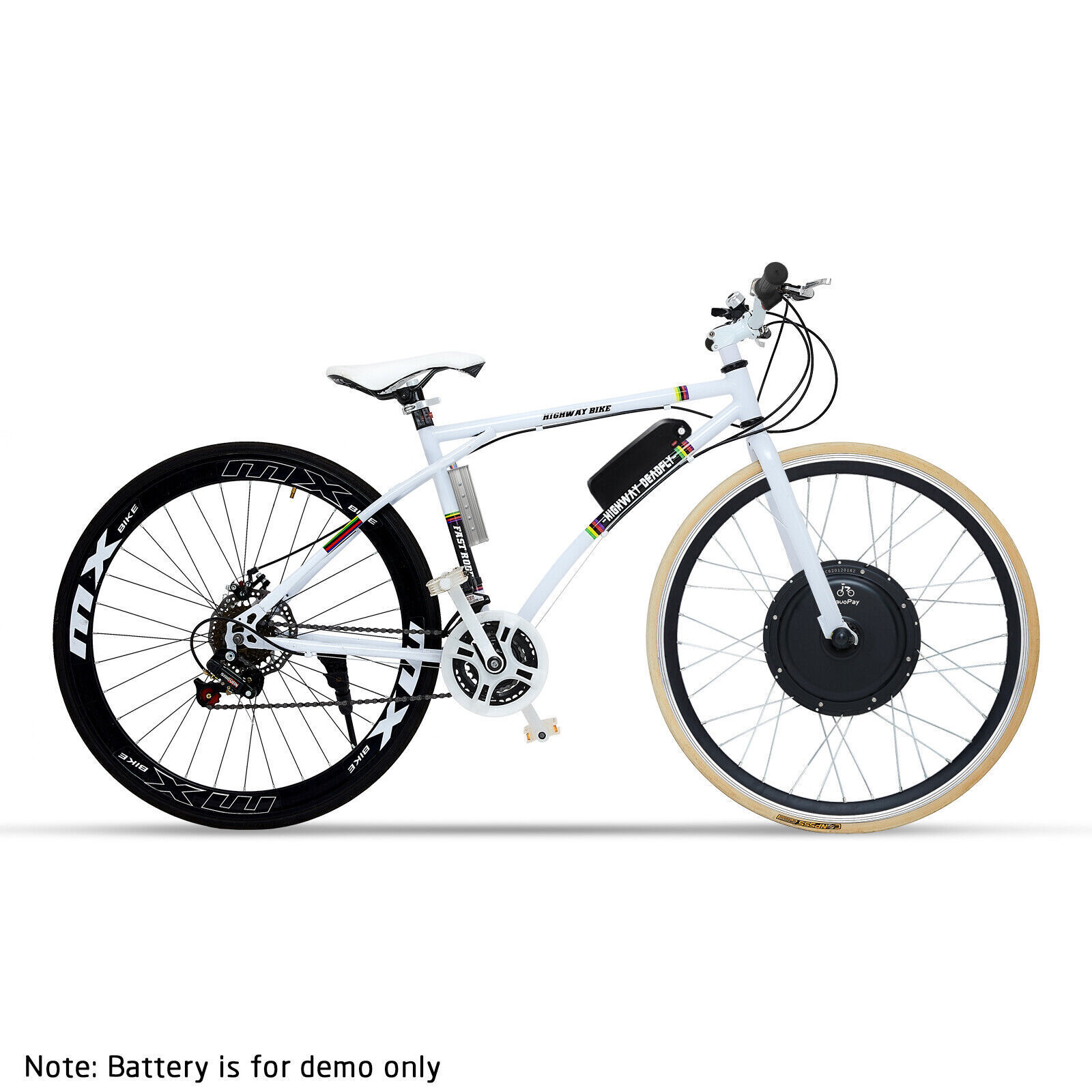 JAUOPAY 26" Front Wheel Electric Bicycle Hub Motor - 36V 750W