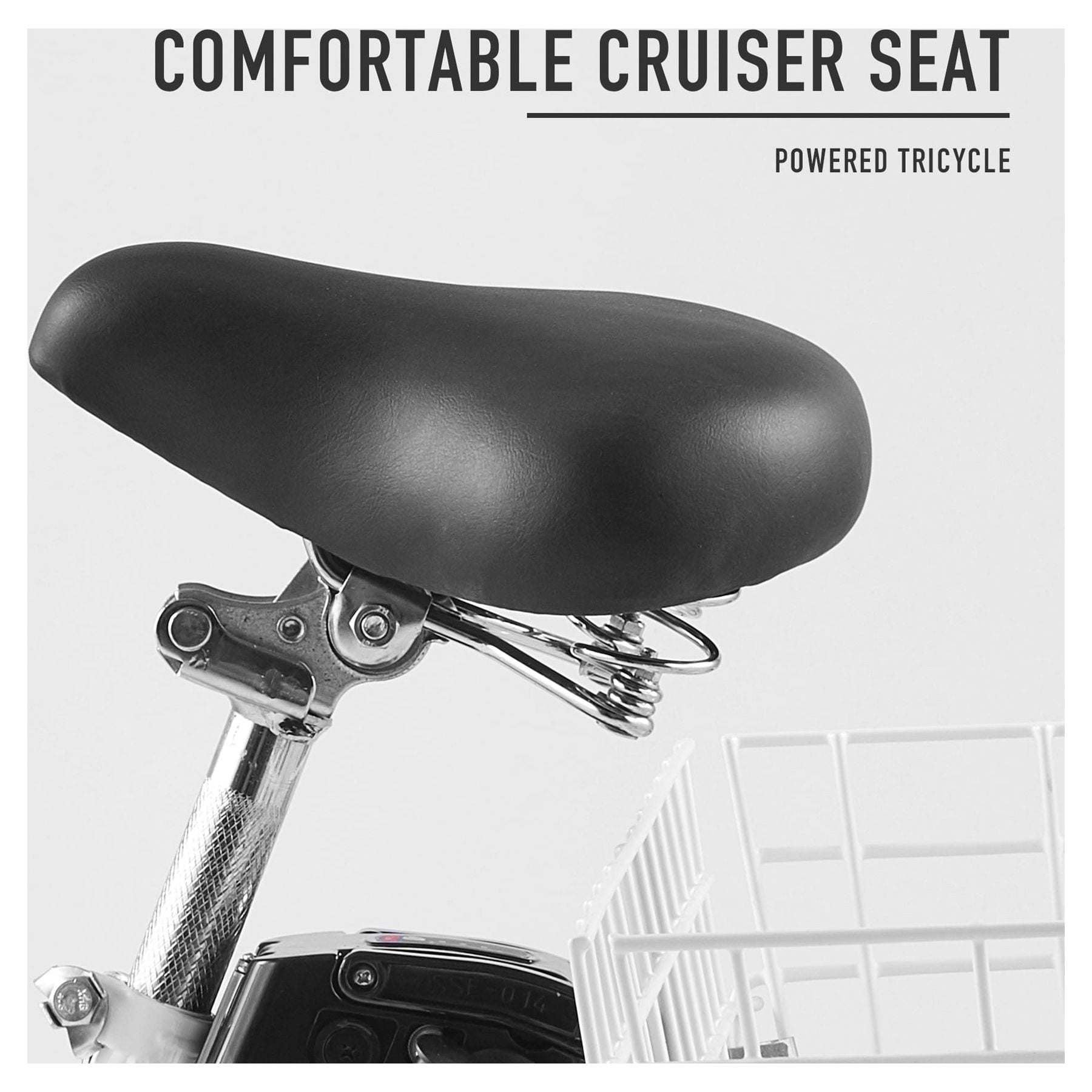 VIRIBUS 26" Adult Electric Trike - White