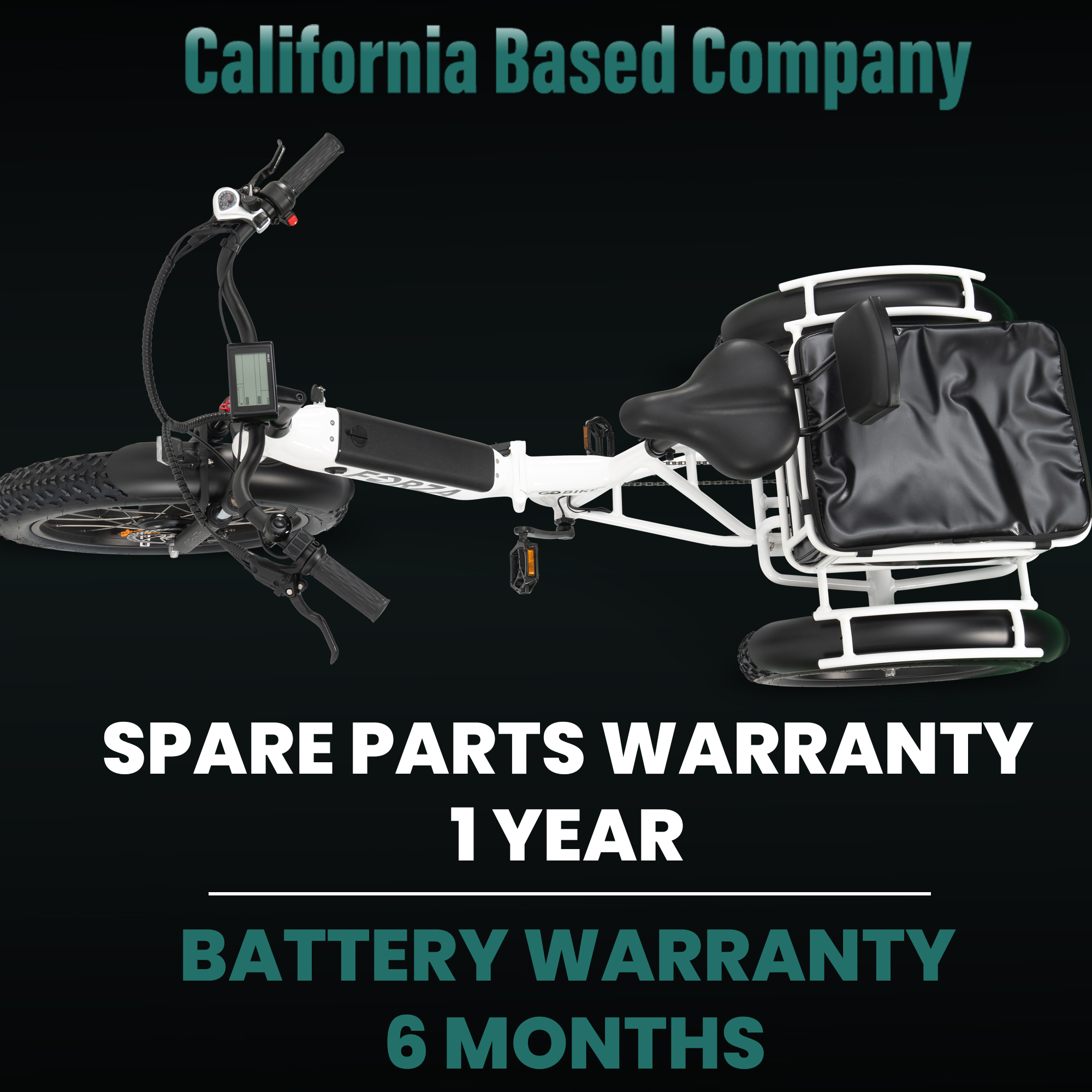 Electric Trike - 3 Wheel Motorized eBike