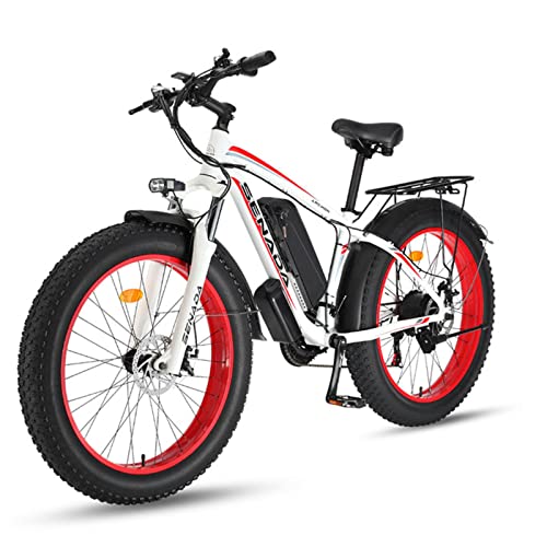 SENADA Fat Tire Electric Bike - 1000W Motor 48V 17.5Ah