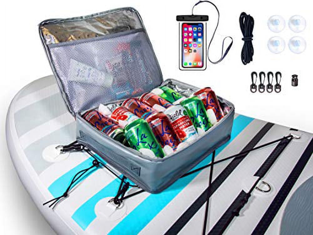 Gray Mesh Top Paddleboard Deck Bag