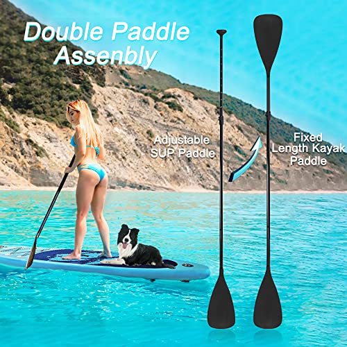 Portable Floating Alloy SUP Paddle - Adjustable 2-Sided