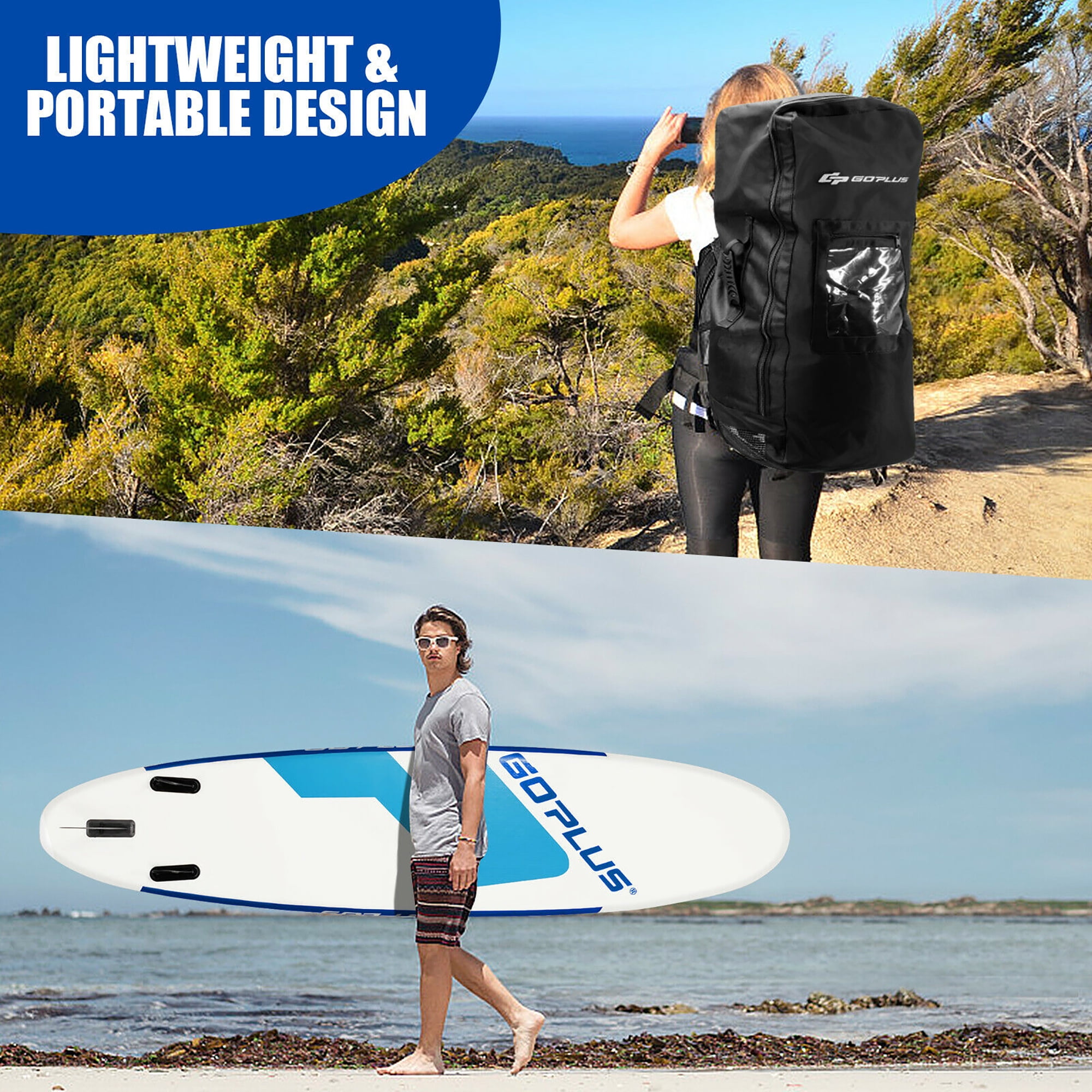 10ft Inflatable Stand Up Paddleboard with Accessories