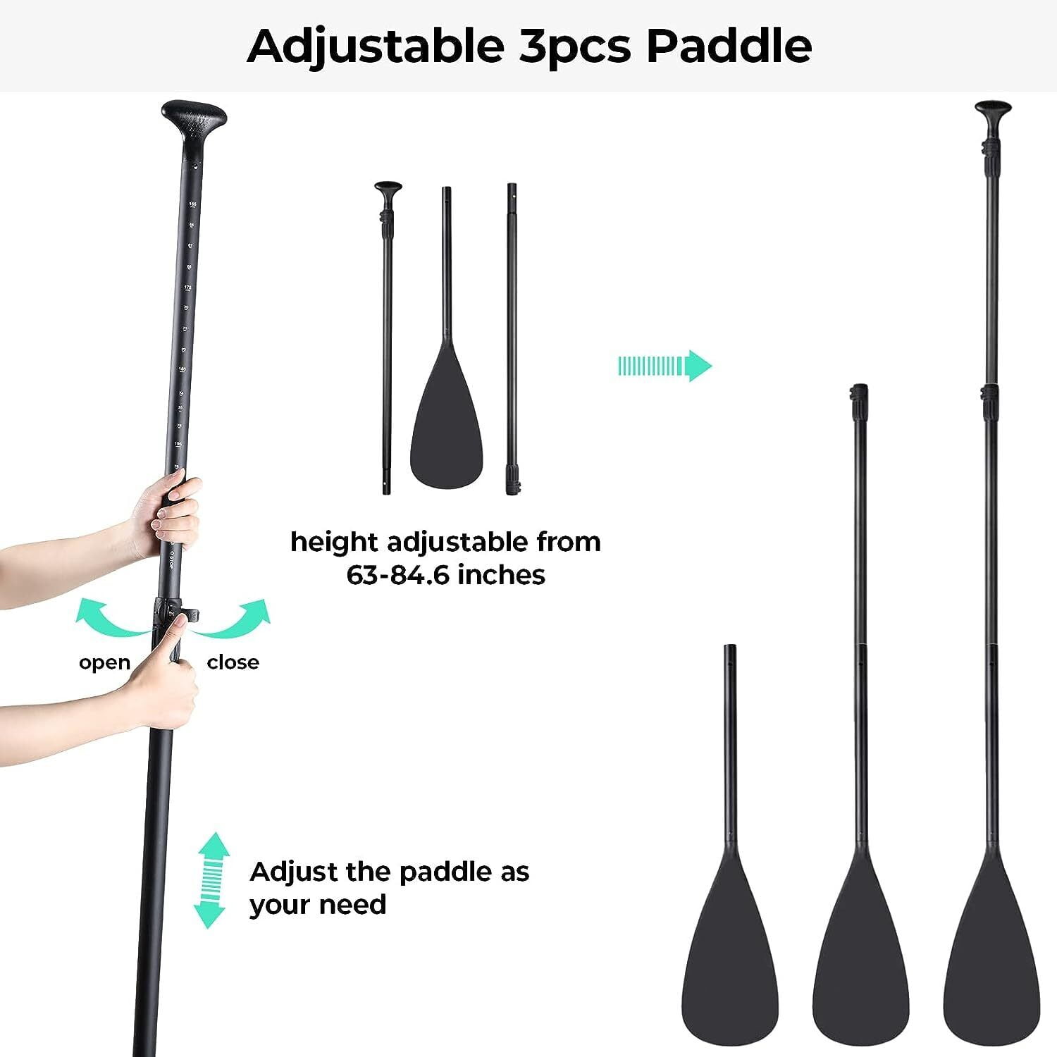 Streakboard Inflatable SUP with Complete Kit, Non-Slip Deck