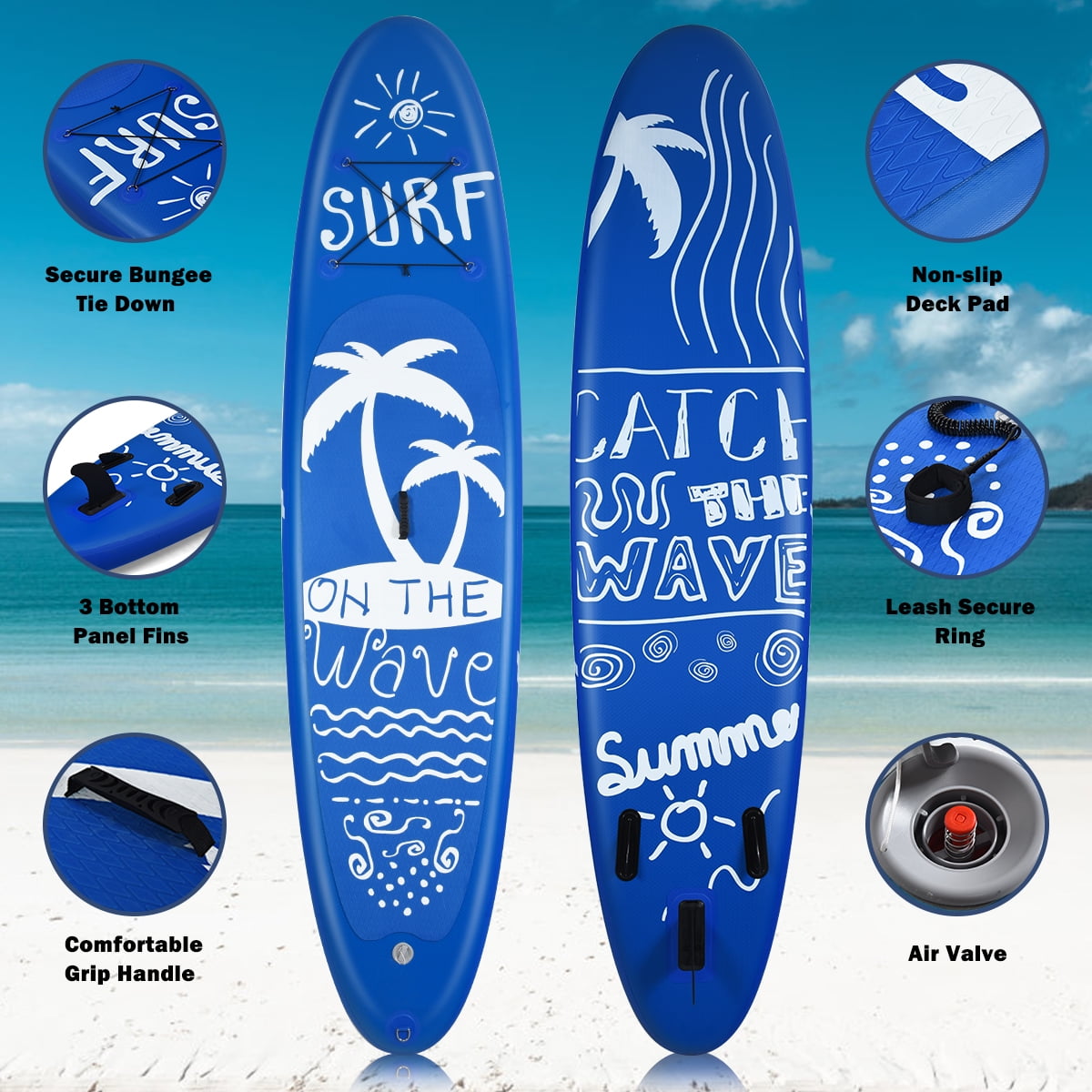 Goplus 11' Inflatable Paddleboard - Adult Youth