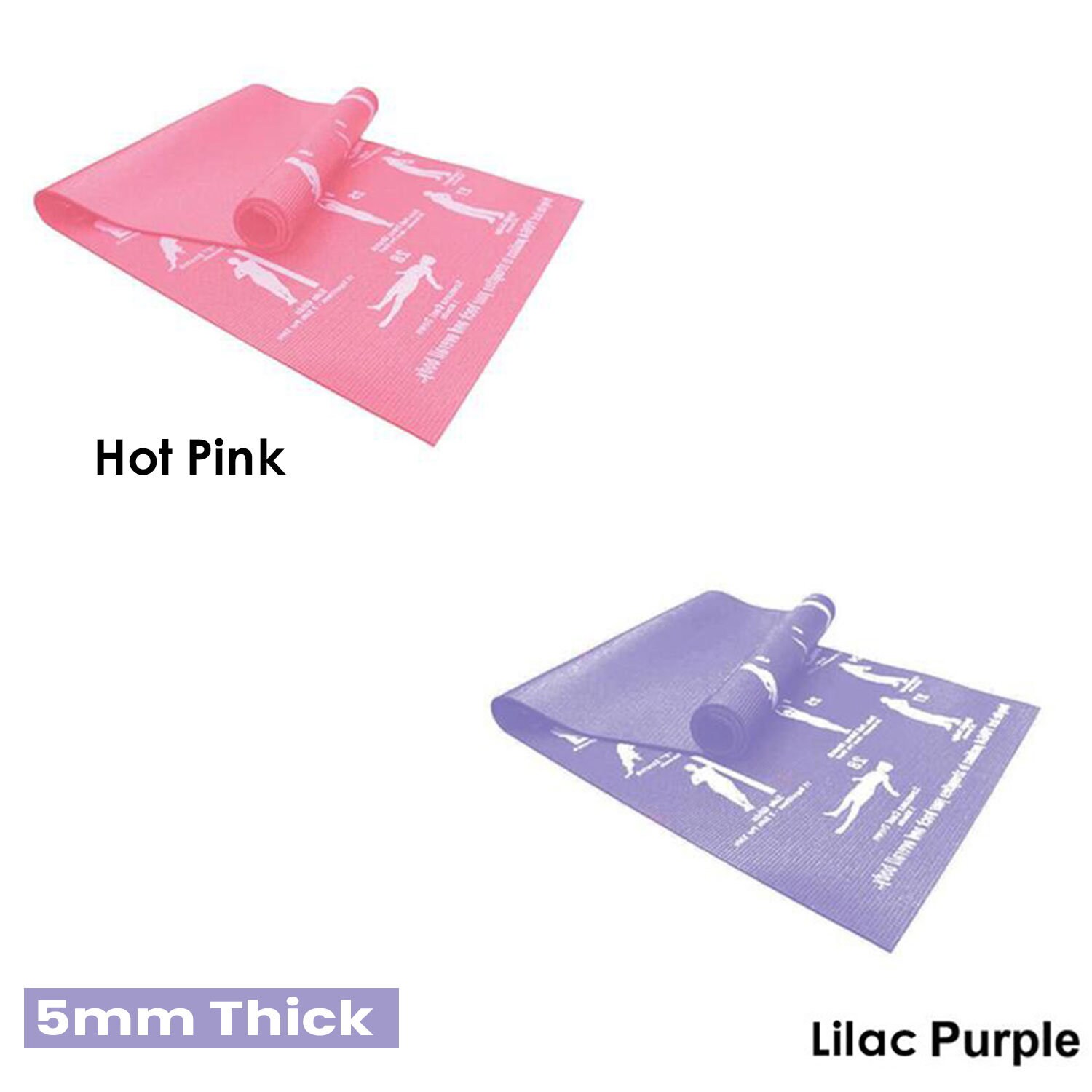 Non-Slip Yoga Mat with Carry Bag