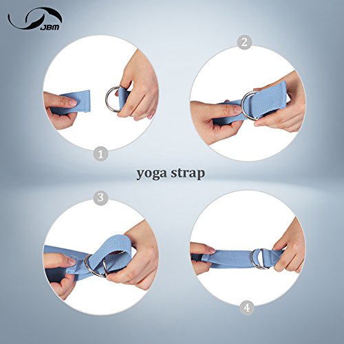 JBM Cork Yoga Block with Strap