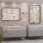 Sweetcrispy Black Bathroom Vanity Mirror for Wall, 22x30 Inch Metal Framed Wall Mirror Farmhouse Rectangle, Anti-Rust, Tempered Glass, Hangs Horizontally or Vertically