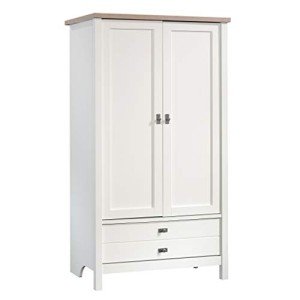 Sauder Cottage Road Armoire, Soft White finish
