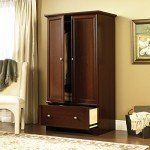 Sauder Palladia Armoire, Select Cherry finish