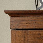 Sauder Carson Forge Armoire, Washington Cherry finish