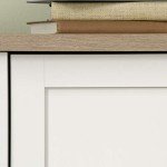 Sauder Cottage Road Armoire, Soft White finish