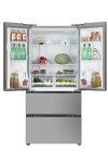 Hamilton Beach HBFR1504 Full Size Counter Depth Refrigerator with Two Freezer Drawers, 17.9 cu ft, Stainless
