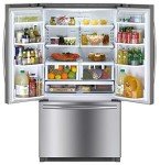 Winia WRFS26ABTD French Door Non-Dispenser Refrigerator, 26.1 Cu.Ft, Stainless Steel