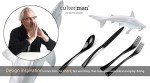 Culterman 20 Piece Black Flatware Silverware Cutlery Sets,unique modern look,Home & Kitchen Stainless Steel Dinnerware/Tableware/Utensils Set For 4,Include Knives/Forks/Spoons Dishwasher Safe