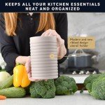 Home Hero Silicone Kitchen Utensils Set, Silicone Cooking Utensils Set, Dishwasher Safe Stainless Steel, Silicone Utensils For Cooking, Spatula Set Silicone Heat Resistant (26 Pcs - Stone)